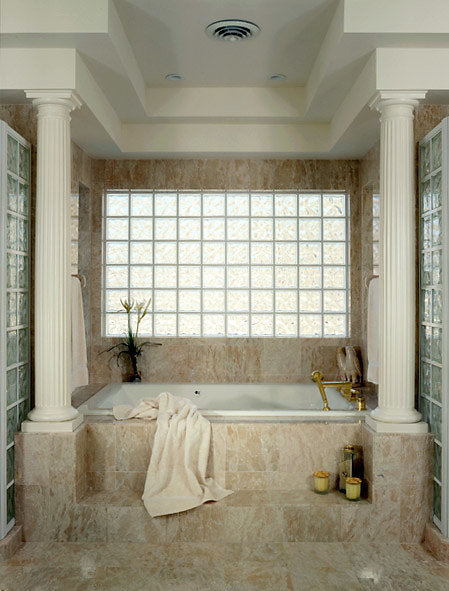 Fluted Tuscan Columns on a Bath