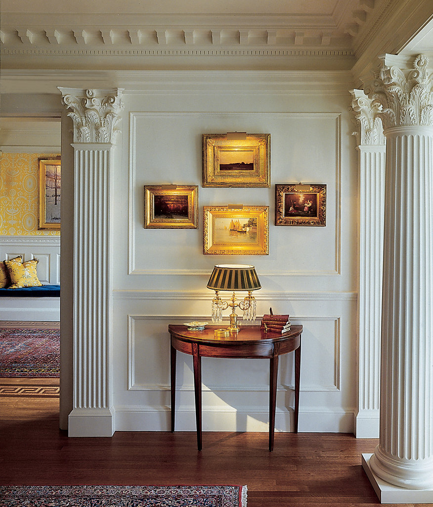 Fluted Corinthian Column and Pilasters