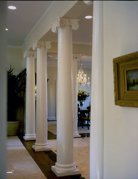 Scamozzi Columns in Hall of Home