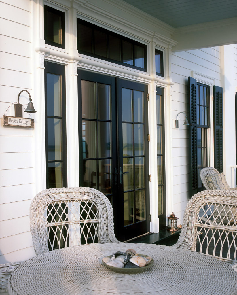 Entryway Molding at Rear Entrance of Chadsworth Cottage