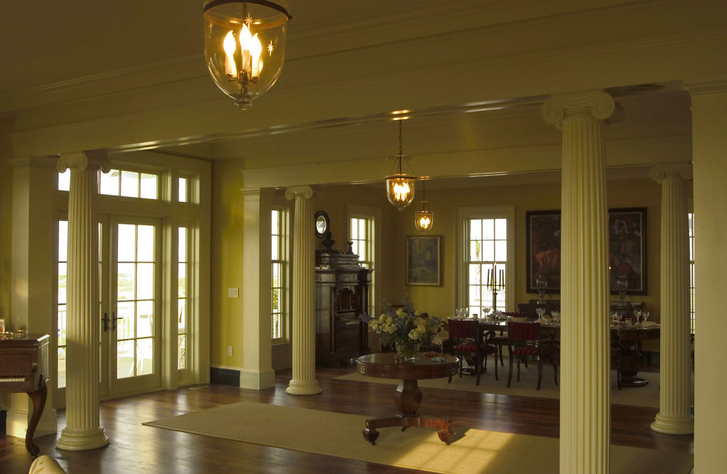 The Dining Room and Foyer of Chadsworth Cottage