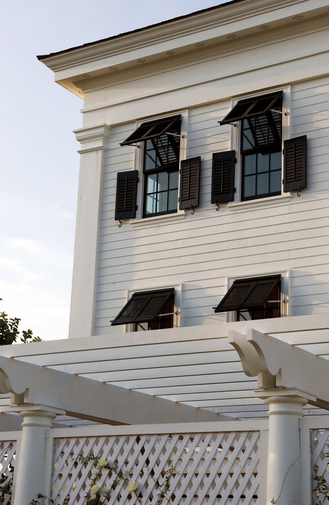 Louvered Shutters at Chadsworth Cottage