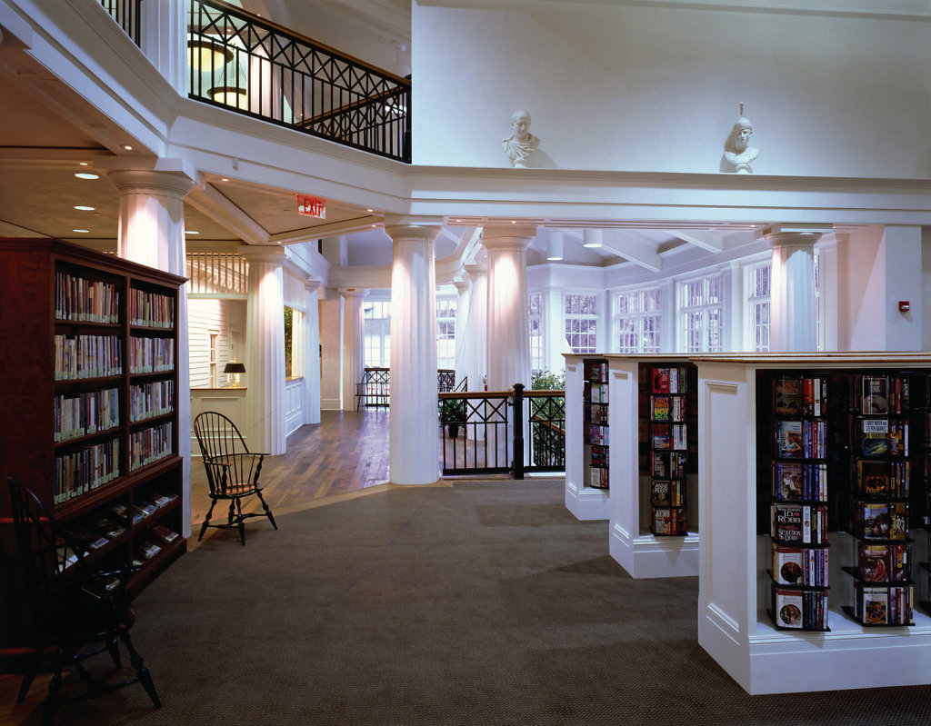 Colossal Fluted Doric Columns in Poland Library