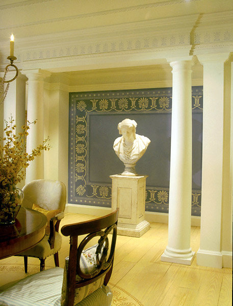 PolyStone® Columns flank a Bust