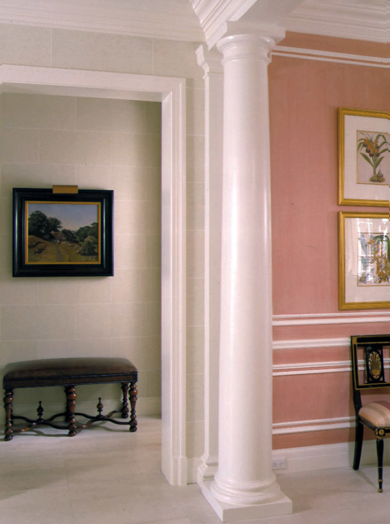 Doric Column in Foyer