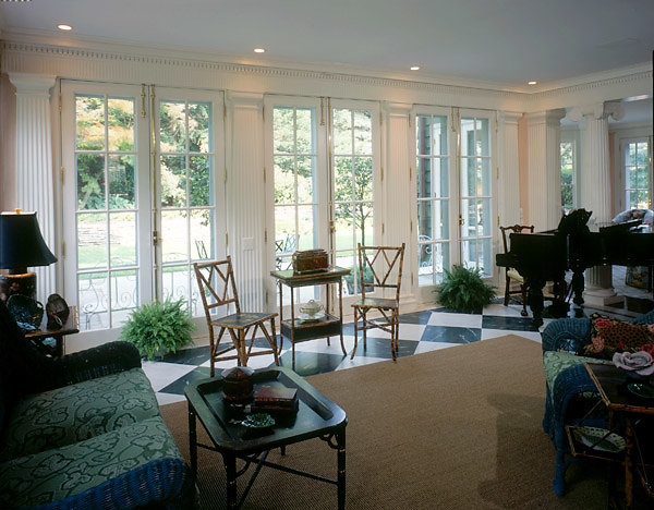 Fluted Pilasters in a Florida room